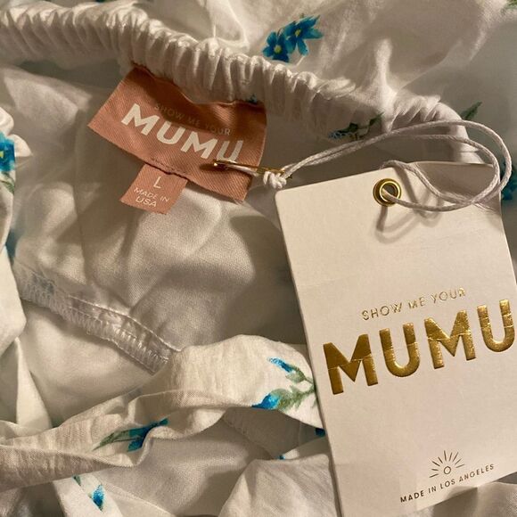 Show Me Your Mumu Women's Marmont Midi Dress Size L - Picture 6 of 9